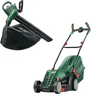 [Bosch] Corded Essentials Garden Kit: 1400w Lawn Mower + 2300w Leaf Blower/Vacuum