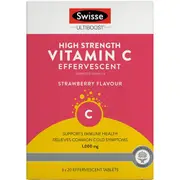 Swisse Ultiboost High Strength Vitamin C Effervescent