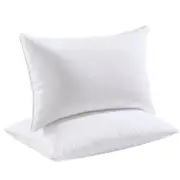 2 Pack Hotel Quality Pillows Medium Firm Family Bed Standard Pillow Home Bedding