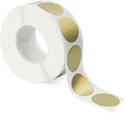 Qrikko 1Inch Gold Round Scratch Off Sticker Self Adhesive Label Scratch and Win 1000pcs/Rolls