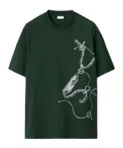 Burberry Knight Hardware Crewneck T-Shirt S,XL,XS,L,XXL,M Green