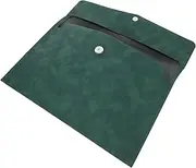 CANIGHT Faux Leather Document Bag A4 Safe File Storage for Office Travel School