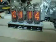 Assembled Nixie tube clock v2.3 IN-14 tube LED backlight, no case