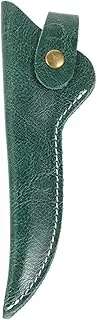 PLAFOPE Scissor Protector Sleeve Lightweight Leather Cover for Pruning Shears and Sewing Scissors Elegant Design for Safe Storage and Travel Protective Tool for Crafts