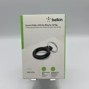 Belkin AirTag Secure Holder With Key Ring - Black