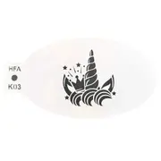 Face Painting Stencil - K03 Unicorn Crown 2.0