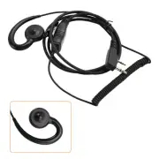 K-018 Small PTT-B6 Curve Hook Earhook Headset For TK-208 TH-D7 RPU416A KG-UVD1