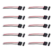 10x Waterproof 2PIN TYPE-C Female Socket High Precision Solder Joint Fitting T
