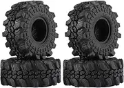 Super Soft Sticky 1.0 Wheel Tires Mud Tires 60 * 25mm for 1/18 1/24 RC Crawler Axial SCX24 FMS FCX24 Enduro24 Bronco Defender RC Car Upgrade Wheel Parts