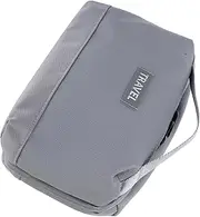 Electronic Accessories Bag Data Cable Organizer Travel Storage Case Phone Earphone Pouch Grey