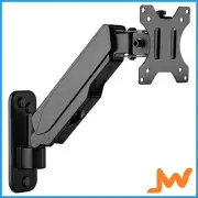 Brateck Wall Mounted Gas Spring Single Monitor Arm