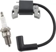Ignition Coil with Spark Plug for Briggs & Stratton 08P500 08P600 093J02 09P600 09P700 Lawn Mower Replaces 798534 799582 593872 595009