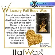 ItalWax Luxury Full Body Wax - Hard Stripless Wax Beads 2.2 lbs. - 1 kg. Bag