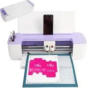 Smart Cutting Machine, Fully Automatic Electric Die Cutting Embossing Machine for 100+ Materials, Thickness Less Than 1mm, Edge-to-Edge Cutting Machine, Includes Die Set, for Arts Cardstock