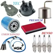 Tune Up Kit Filters Cap Wire Spark Plugs For SUBARU XT H4 1.8L 1988-1991 (for: Subaru)