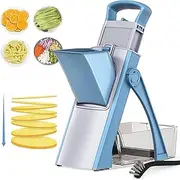 HEYInova Vegetable Cutter,Adjustable Vegetable Food Slicer Chopper,Multifunctional Kitchen Utensils,Potato and Fruit Slicer Suitable for Restaurants and Home Kitchens
