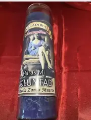 Veladora Haras Mi Voluntad Preparada Y Curada Con Hierbas Y Aceites