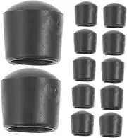 JOINPAYA 16pcs Rod End Caps Durable Foosball Table Protector for Mini Soccer Game Accessories Easy Installation Compatible with Various Foosball Tables