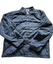 Vintage Paul Frank Mens Jacket, Quilted Jacket, Winter Jacket, RARE, Blue, Size