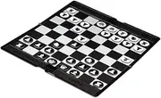 JOINPAYA International Chess Checkers Stylish Synthetic Leather Clipboard Foldable Pieces Great for Adults Boys and Girls