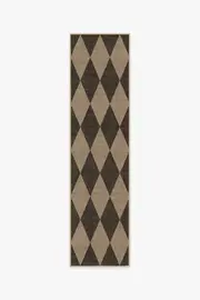 75' x 305' | Machine Washable Runner Rug | Kid & Pet Friendly | Indoor Rug | Palazzo Soft Black Re-Jute Rug | Ruggable