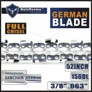 52" 3/8 LP .063" 156DL Holzfforma Saw Chain For Stihl Husqvarna Chainsaw