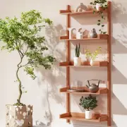 Bookshelf Floating Shelf CAPIZ Oak Modern Wall Storage Home Decor Organize 02-WD