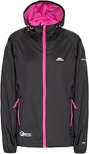 [TRESPASS] Womens/Ladies Qikpac Packaway Waterproof Jacket (UK Size: XL) (Black)