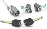 Lock Set Ignition Switch Barrel Door Lock Barrel with 2 Keys CRV 2003-2006 Car Door Lock Latch(Normal Keys)