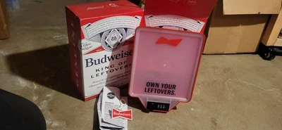 Budweiser Konclusive Combination Lock Lunch Box Collectible (TWO LUNCH BOXES!!)