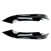 For 4-Series F32 F33 F36 2014-2020 Front Bumper Lip Angle Diffuser Splitter Spoiler Protector Bright Black