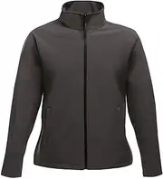 [REGATTA] Womens/Ladies Ablaze Printable Soft Shell Jacket (UK Size: 10 UK) (Seal Grey/Black)