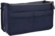 [AIMALL] Bag Insert Organiser Handbag Women - Durable Nylon Travel Makeup Purse Wallet Pouch Organiser for Handbag and Purse - Compact and Space-Saving Design