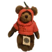 Boyd's Bears Fetchen P. Patch #81005 Orange Knitted Pumpkin Hoodie Archive 12"