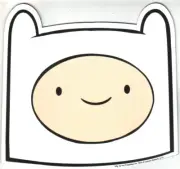Adventure Time Finn Head Large Car Magnet NEW UNUSED