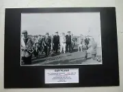 GARY PLAYER 9x MAJOR WINNER HAND SIGNED A3 MOUNTED PHOTO DISPLAY - AFTAL COA
