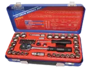 Socket Set 888 3/8" Dr 12Pt Metric/Sae 50Pc