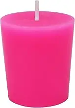 Zest Candle 12-Piece Votive Candles, Hot Pink