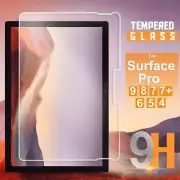 Tempered Glass Screen Protector For Microsoft Surface Pro 4 5 6 7+ 8 9 11 Go 2 3