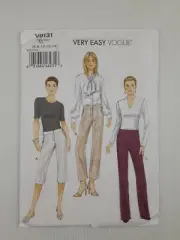 Vogue Sewing Pattern 9131 V9131 Misses Shorts Pants Pattern Size 6-14 NEW