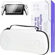 Digi-Tatoo Protective Carrying Case for PlayStation 5 Portal Remote Player, PS Portal Hard Travel Case, Hard Shell, EVA Shockproof Case, Protective Storage Bag - White
