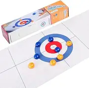 Hsthe Sea Table Games, Family Curling Game, Portable Team Board Games, Table Training, Family Party Games for Kids and Adults, Indoor Travel Party Gift