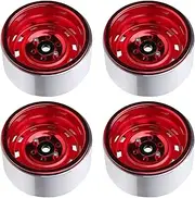Crawler Car Wheel Hub, Beadlock Wheels RC Wheel Rim Set Wheel Hub, 5 Groove 1.9inch 10 Square Holes Car Crawler Upgrade Par