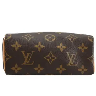 【Louis Vuitton 路易威登】LV M81085 Nano Speedy 經典花紋迷你手提包波士頓包兩用包(現貨)