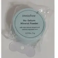 在飛比找蝦皮購物優惠-"現貨"Innisfree無油光天然薄荷礦物控油蜜粉-綠/粉