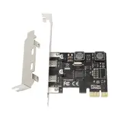 PCIE1X to 2 Port USB3.1 TypeC Adapter 2 Port TypeC PCIe Expansion Card Fast