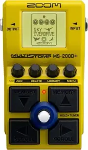 ZOOM MS-200D+ MultiStomp Guitar Multi Effects Pedal