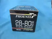 Phoenix 28-80mm f/3.5-5.6 AF Zoom Lens (w/Macro) For Nikon (AF) NEW