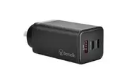 Bonelk Eco Series 65W PD Wall Charger 3-Port USB-C USB-A For Smartphone Black