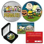 2020 Peanuts Charlie Brown 70th Anniv 1 OZ 999 SILVER Coin LTD # of 70 HALLOWEEN